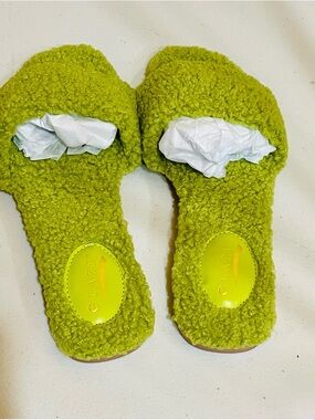 Glaze Neon Lime Fuzzy Slide